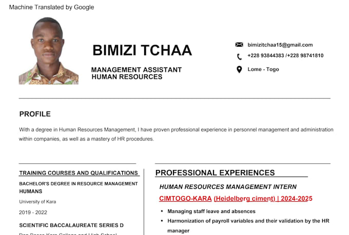 assitant  rh  et gestion  administratives